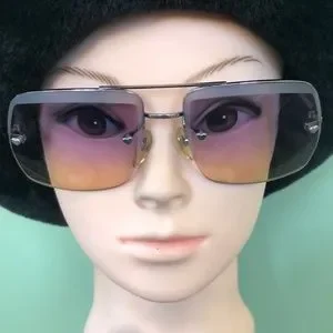 Chloe | Accessories | Chloe 45s Sunglasses Squared Half Rim  display picture 1